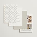 "Litterateur" - Wedding Invitations in Natural by Karen Glenn - Back of Card Options