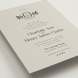 "Litterateur" - Wedding Invitations in Natural by Karen Glenn - Detail