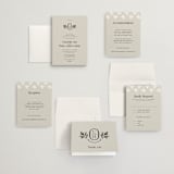 "Litterateur" - Wedding Invitations in Natural by Karen Glenn - Invitation Suite