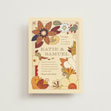 "Nouveau Love" - Wedding Invitations in Umber by Morgan Ramberg - Front