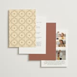 "Nouveau Love" - Wedding Invitations in Umber by Morgan Ramberg - Back of Card Options