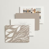 "Mystique" - Wedding Invitations in Linen by Ashley Rosenbaum - Back of Card Options