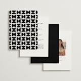 "Modern Monogram" - Wedding Invitations in Latte by Jackie Crawford - Back of Card Options