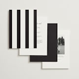 "Wedding Editorial" - Wedding Invitations in Tuxedo by Ana de Sousa - Back of Card Options