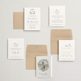 "Sweethearts" - Wedding Invitations in Periwinkle by Design Lotus - Invitation Suite