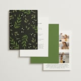 "Vines of Green" - Wedding Invitations in Fern by Susan Moyal - Back of Card Options