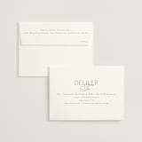 "Formal Elegance" - Wedding Invitations in Latte by Morgan Kendall - FREE Recipient Addressing