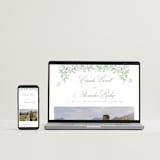 "Romantic Garden" - Wedding Invitations in Mint by Melinda Denison - FREE Wedding Website