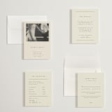 "Nonnette" - Wedding Invitations in Vanilla by Blustery August - Invitation Suite