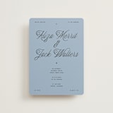 "Cheers" - Wedding Invitations in Sky by Blustery August - Front