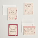"Velvet Cherry" - Wedding Invitations in Cherry by Sarah Rosenthal - Invitation Suite