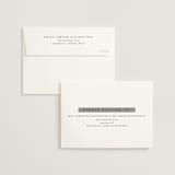 "Portrait" - Wedding Invitations in Platinum by Heather Schertzer - FREE Recipient Addressing