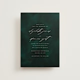 "emerald" - Wedding Invitations in Emerald by Andrea Cernin - Front