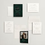 "emerald" - Wedding Invitations in Emerald by Andrea Cernin - Invitation Suite