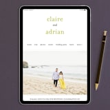 "float + celebrate" - Wedding Invitations in Celery by Float Paperie - FREE Wedding Website