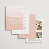 "Elance" - Wedding Invitations in Onyx by Eric Clegg - Back of Card Options