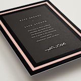 "Elance" - Wedding Invitations in Onyx by Eric Clegg - Detail