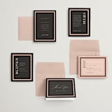 "Elance" - Wedding Invitations in Onyx by Eric Clegg - Invitation Suite
