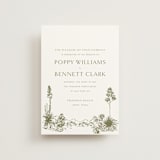 "Rancho" - Wedding Invitations in Verde by Megan Davis - Front