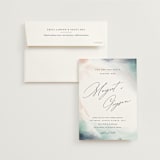 "One Path" - Wedding Invitations in Beach by Pixel and Hank - Invitation with Envelope