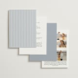 "Limelight" - Wedding Invitations in Linen by Olivia Kanaley Inman - Back of Card Options