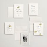 "Limelight" - Wedding Invitations in Linen by Olivia Kanaley Inman - Invitation Suite