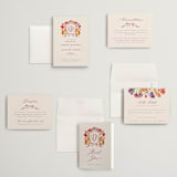 "Crest Fall" - Wedding Invitations in Autumn by Pink House Press - Invitation Suite