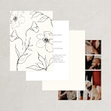 "Elysium" - Wedding Invitations in Linen by Design Lotus - Back of Card Options