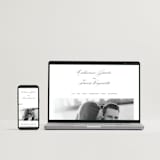 "Classically Elegant" - Wedding Invitations in Snow by Brandy Folse - FREE Wedding Website