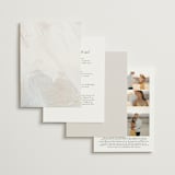 "Neutrality" - Wedding Invitations in Cream by Hooray Creative - Back of Card Options