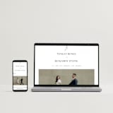 "Gentle Whisper" - Wedding Invitations in Cotton by Jennifer Postorino - FREE Wedding Website