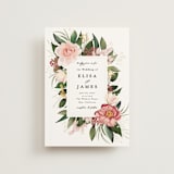 "Blossom" - Wedding Invitations in Blush by Susan Moyal - Front