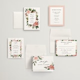 "Blossom" - Wedding Invitations in Blush by Susan Moyal - Invitation Suite