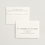 "Marked" - Wedding Invitations in Navy by JoAnn Jinks - FREE Recipient Addressing