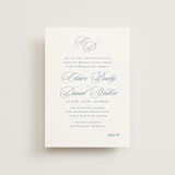 "Aristocratic" - Wedding Invitations in Sky by Creo Study - Front