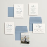 "Aristocratic" - Wedding Invitations in Sky by Creo Study - Invitation Suite