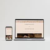 "prairie patchwork quilt" - Wedding Invitations in Autumn by Jessica Yeo - FREE Wedding Website