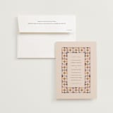 "prairie patchwork quilt" - Wedding Invitations in Autumn by Jessica Yeo - Invitation with Envelope