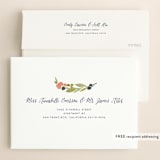 "Watercolor Wreath" - Wedding Invitations in Grapefruit by Yao Cheng Design - FREE Recipient Addressing