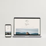 "Modernline" - Wedding Invitations in Cotton by April Astudillo - FREE Wedding Website