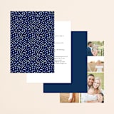 "Semi Formal" - Wedding Invitations in Navy by Kerry Doyle - Back of Card Options