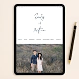 "Semi Formal" - Wedding Invitations in Navy by Kerry Doyle - FREE Wedding Website