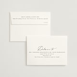 "Grande" - Wedding Invitations in Cotton by Carolyn Nicks - FREE Recipient Addressing