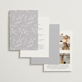 "Golden Hour" - Wedding Invitations in Water Lily by Jennifer Wick - Back of Card Options