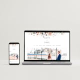 "Golden Hour" - Wedding Invitations in Water Lily by Jennifer Wick - FREE Wedding Website