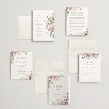 "Golden Hour" - Wedding Invitations in Water Lily by Jennifer Wick - Invitation Suite
