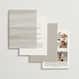 "Full Photo" - Wedding Invitations in Chiffon by Orasie - Back of Card Options