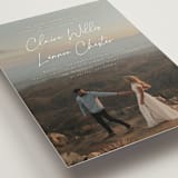 "Full Photo" - Wedding Invitations in Chiffon by Orasie - Detail
