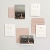 "Full Photo" - Wedding Invitations in Chiffon by Orasie - Invitation Suite