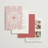 "AMAYA" - Wedding Invitations in Blush by Kanika Mathur - Back of Card Options